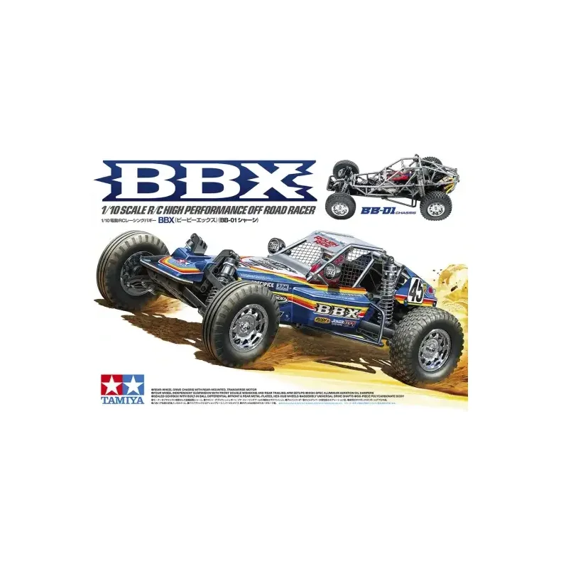 TAMIYA 1/10 R/C BBX (BB-01) ( Bygges�t )