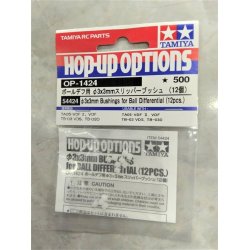  TAMIYA 3X3MM BUSHINGS FOR BALL DIFFERENTIAL (12PCS)