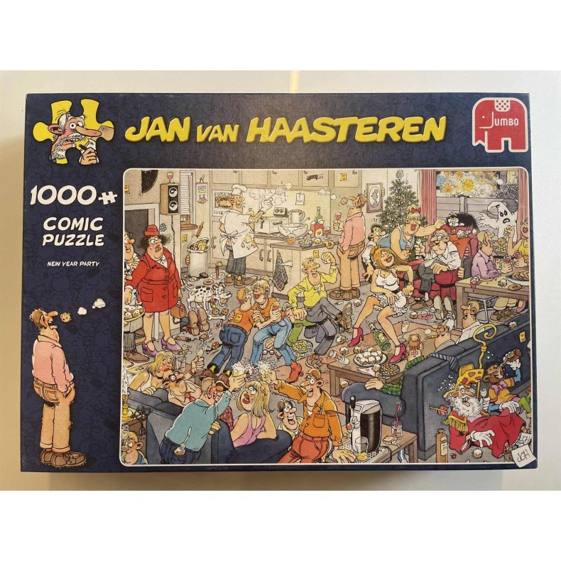 Puslespil. JAN VAN HAASTEREN ( Brugt. lagt en gang ) derfor den lave pris.