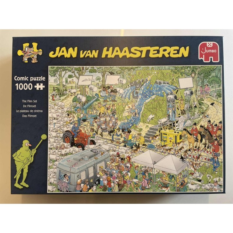 Puslespil. JAN VAN HAASTEREN ( Brugt. lagt en gang ) derfor den lave pris.