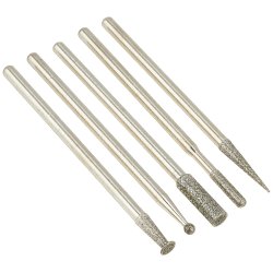 TAMIYA Electric router bit set 5 stk.