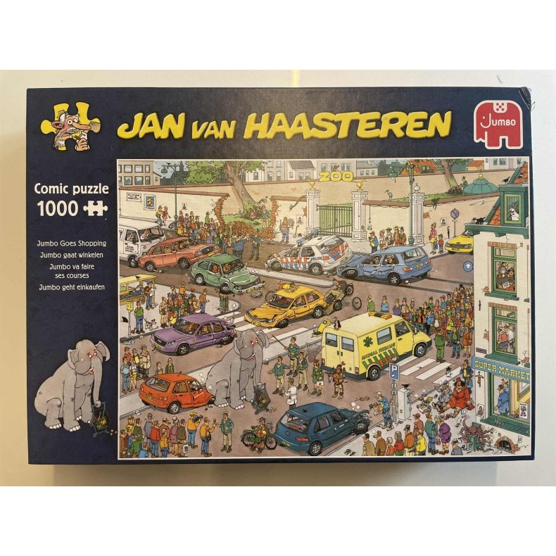 Puslespil. JAN VAN HAASTEREN ( Brugt. lagt en gang ) derfor den lave pris.