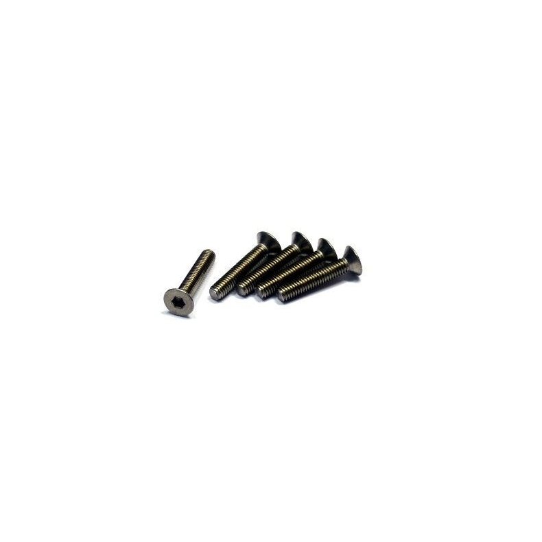 53538 Tamiya - 3x16mm Titanium Countersunk Hex Head Screw OP-538