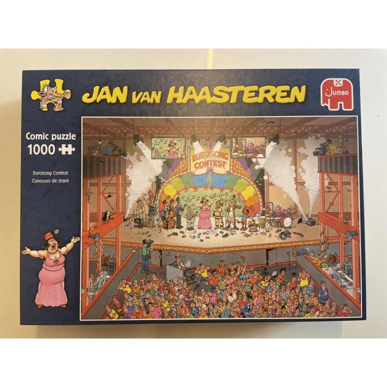 Puslespil. JAN VAN HAASTEREN ( Brugt. lagt en gang ) derfor den lave pris.