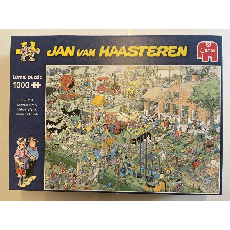 Puslespil. JAN VAN HAASTEREN ( Brugt. lagt en gang ) derfor den lave pris.