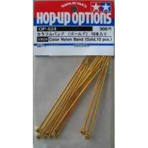 Tamiya 53624 COLOR NYLON BAND (GOLD/10pcs)