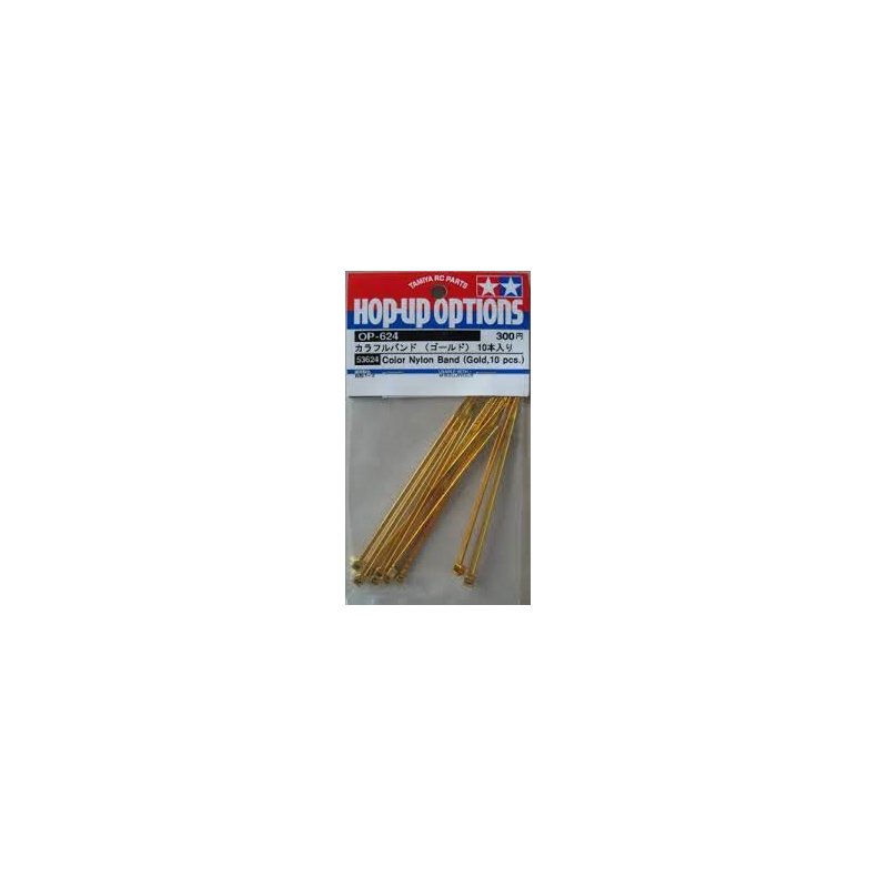 Tamiya 53624 COLOR NYLON BAND (GOLD/10pcs)