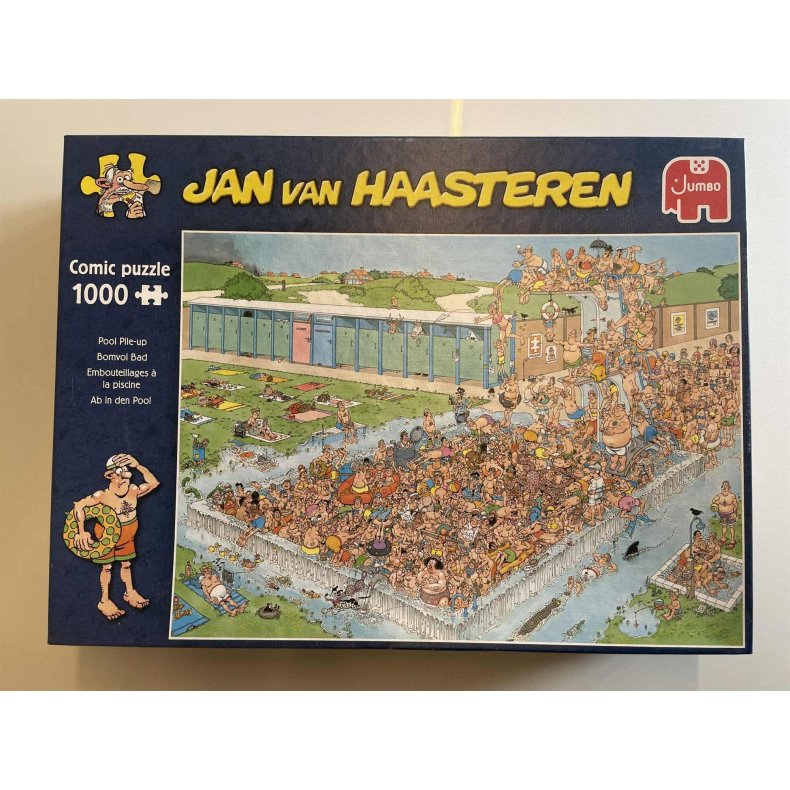 Puslespil. JAN VAN HAASTEREN ( Brugt. lagt en gang ) derfor den lave pris.