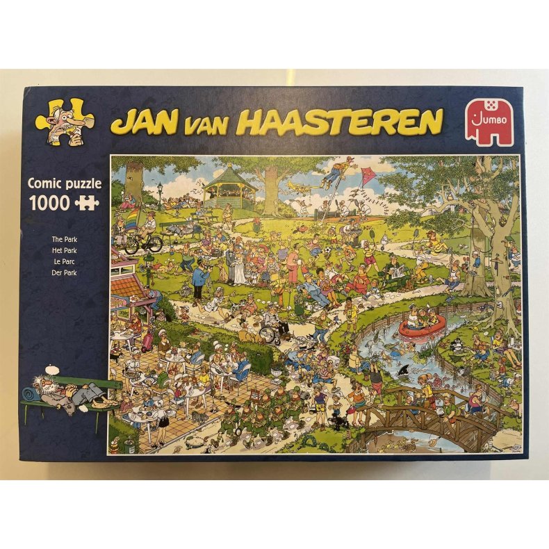 Puslespil. JAN VAN HAASTEREN ( Brugt. lagt en gang ) derfor den lave pris.
