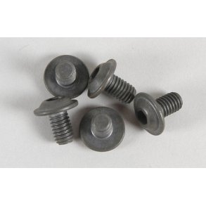 Flange Bolt 6 x 10 mm.  5 stk.