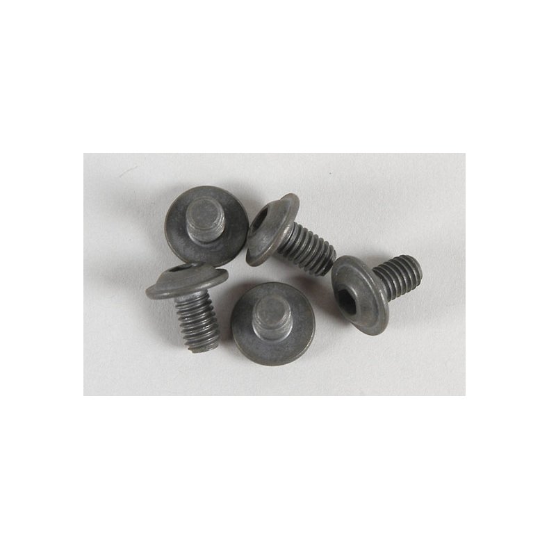 Flange Bolt 6 x 10 mm.  5 stk.