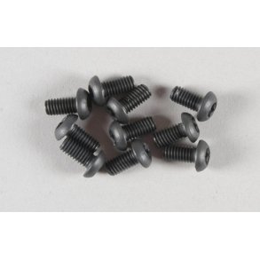 Torx Linsehoved bolt 4 x 10 mm.  10 stk.