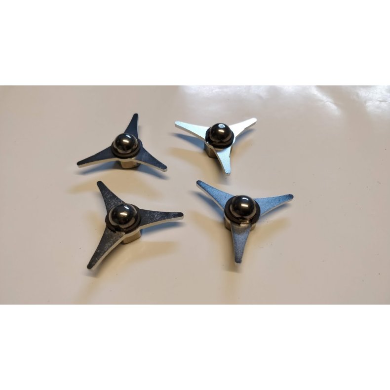 1:5 USA f�lge m�trikker 6 mm. ( 4 stk. ) 