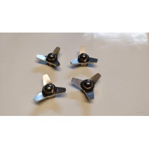 1:5 USA f�lge m�trikker 6 mm. ( 4 stk. ) 