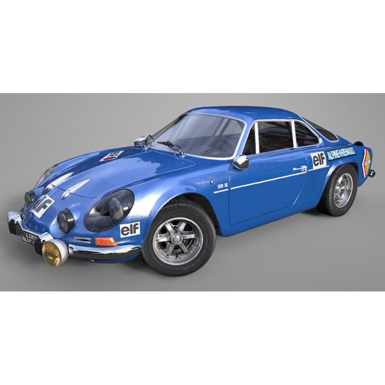 Reno Alpine A110 Karosseri s�t komplet.  Hjulafstand 470 mm. ( Farvet ABS ) ( Udstillingsmodel )