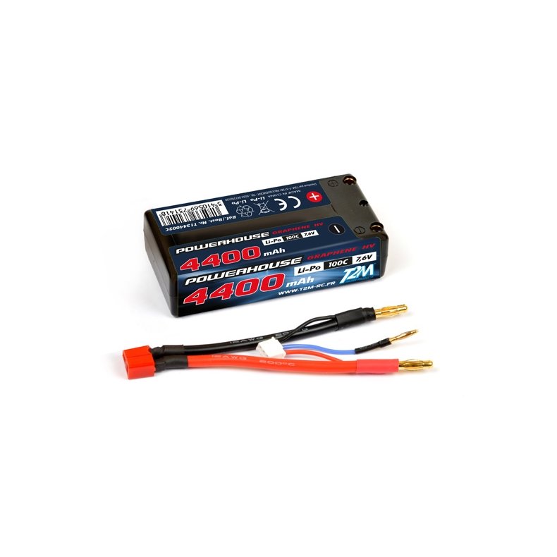 LIPO 7,6V 4400MAH 100C SHORT