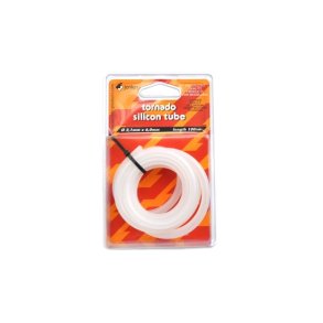 Silikoneslange 2,1 x 6,0 mm. L�ngde 1 m.