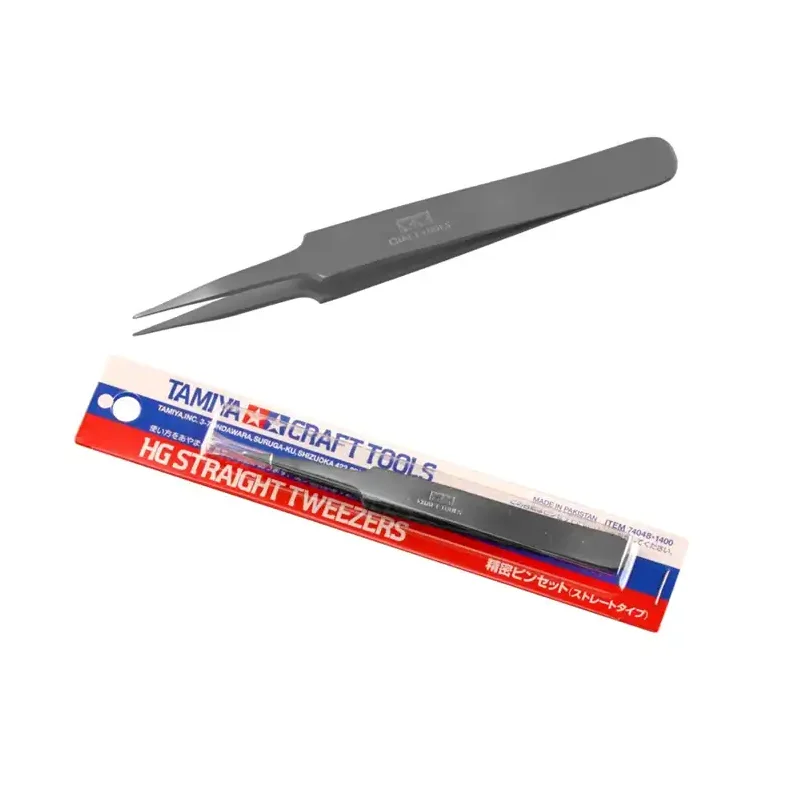 Tamiya 74048 Hobby Model Kit Tool Craft HG High Grade Straight Tweezers