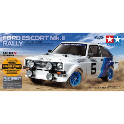 TAMIYA 58687 1/10 R / C Ford Escort Mk.II Rally (malet karosseri) (MF-01X)  Samles�t
